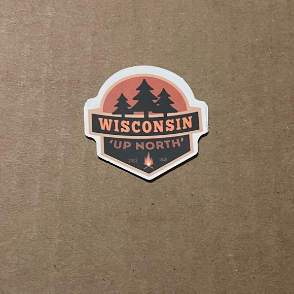 Wisconsin Matte Finish PVC Removable Waterproof Decor Accent St… - Picture 6 of 9